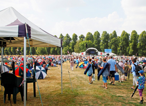 Gazebo Hire - Front Row